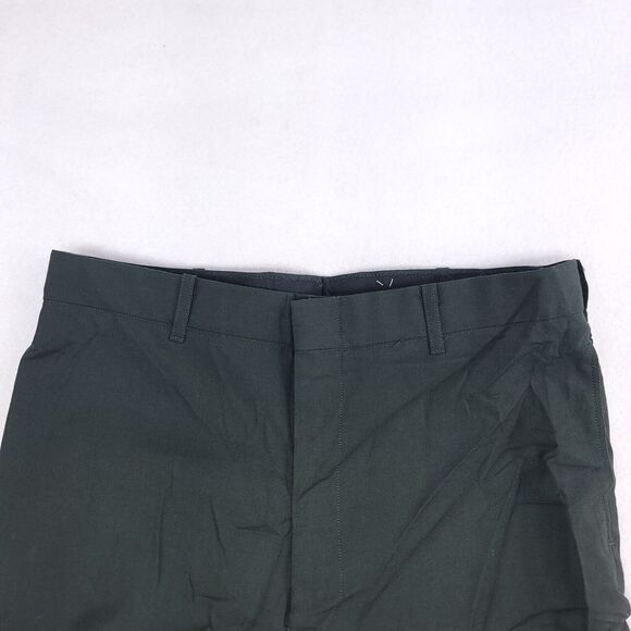 DSCP Medium Wash Button Zip Casual Chino Pants Mens Size 35S Green - Picture 1 of 9